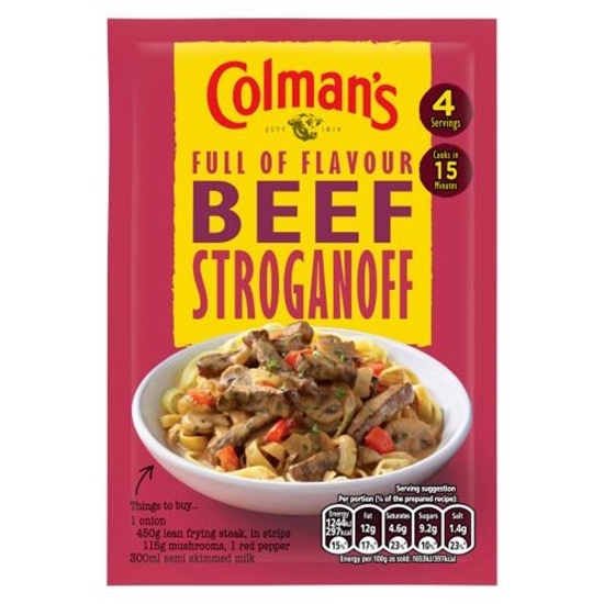 Picture of COLMANS BEEF STROGANOFF SAUCE